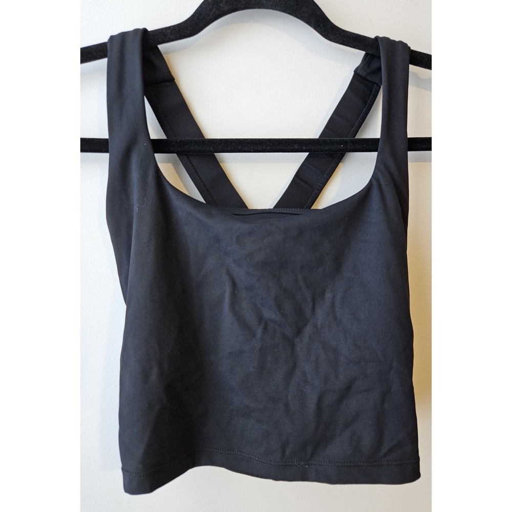 Seamless MEDIUM Sports Bra Sexy Yoga Fitness Top Cross‎ Back Running Gym Wear